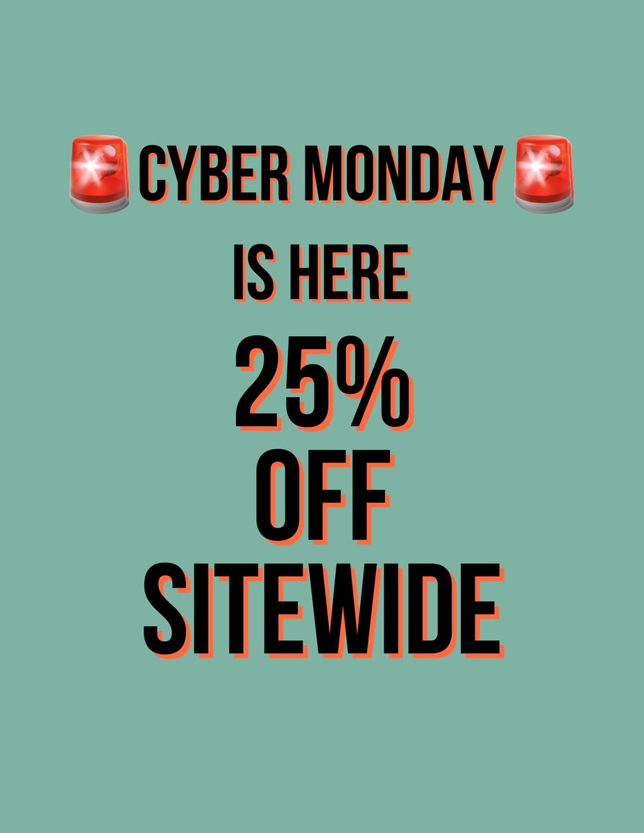 WardWear's tweet photo. 🚨CYBER MONDAY SALE🚨
 
For 24hrs we are offering 25% off all products SITEWIDE!!

~Discount will be applied at Cart https://t.co/uqK6cCpeNp