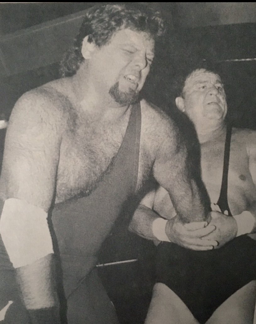 #ClassicJerryLawlerMatches  ⁦@JerryLawler⁩ defends the AWA World Title against  #WahooMcDaniel #Wrestling