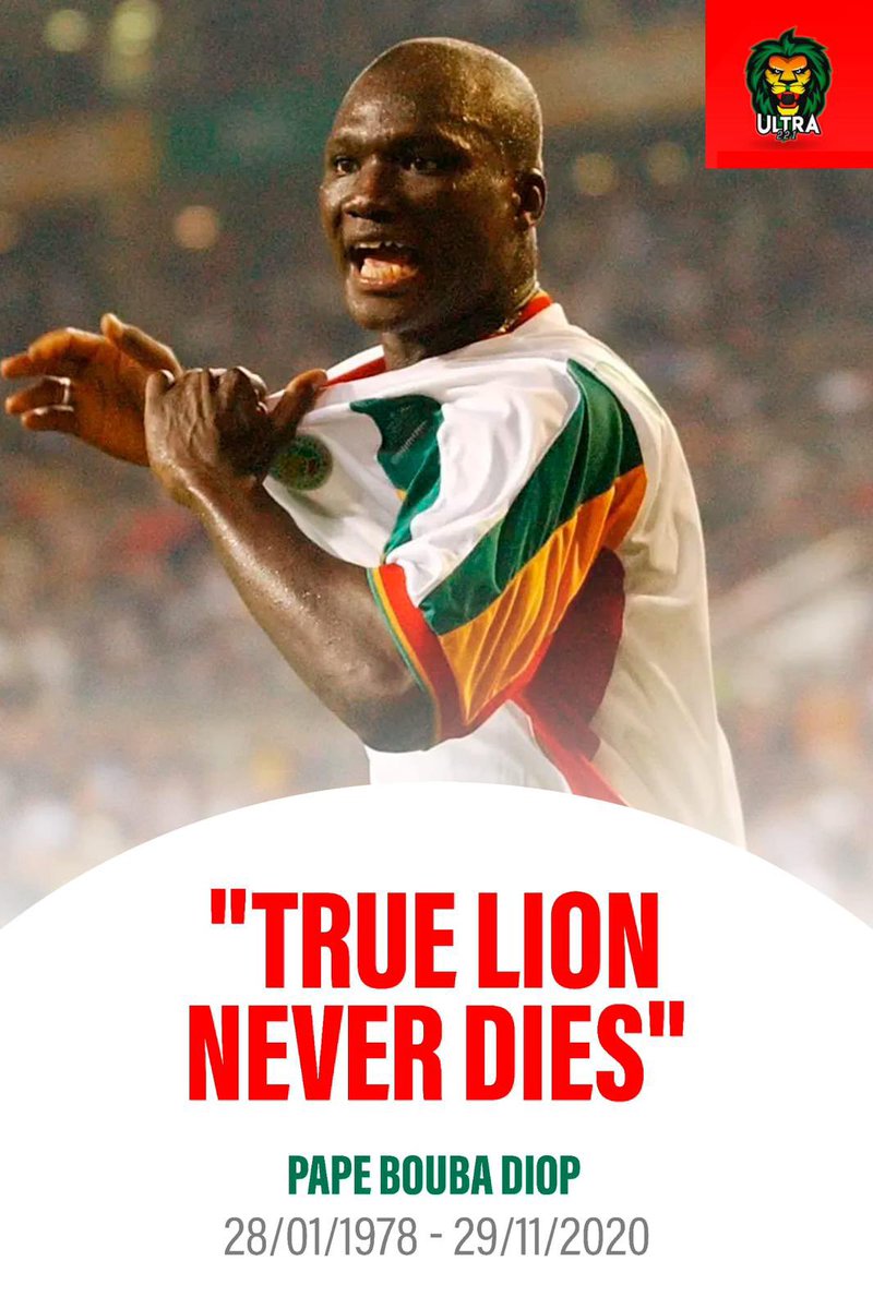 Sport News Africa (@snewsafrica) on Twitter photo 🇸🇳 Pour marquer le 2e anniversaire du décès du regretté Lion Pape Bouba Diop et à l'initiative du groupe de supporters sénégalais #Ultras221, il est demandé à tous les fans d'applaudir à la 19e minute du match de demain contre l’Équateur, pour lui rendre hommage. #fifaworldcup 🇸🇳 Pour marquer le 2e anniversaire du décès du regretté Lion Pape Bouba Diop et à l'initiative du groupe de supporters sénégalais #Ultras221, il est demandé à tous les fans d'applaudir à la 19e minute du match de demain contre l’Équateur, pour lui rendre hommage. #fifaworldcup