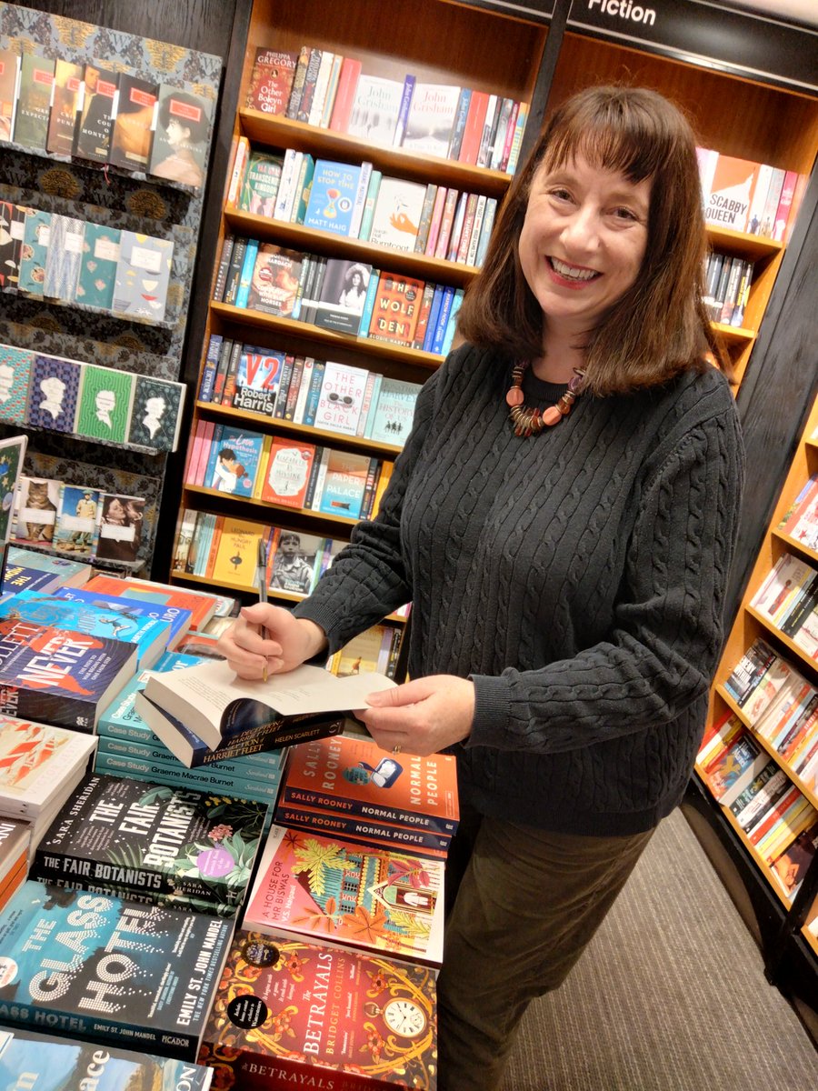 WStonesNorthal's tweet photo. Lovely to see @HelenSWriter in the shop yesterday - &amp; she's left us with signed copies of the fabulously gothic chiller #thedeceptionofharrietfleet!

#bookshops
#northallerton #HistoricalFiction
#NEwriters https://t.co/YzfFRRSxlA