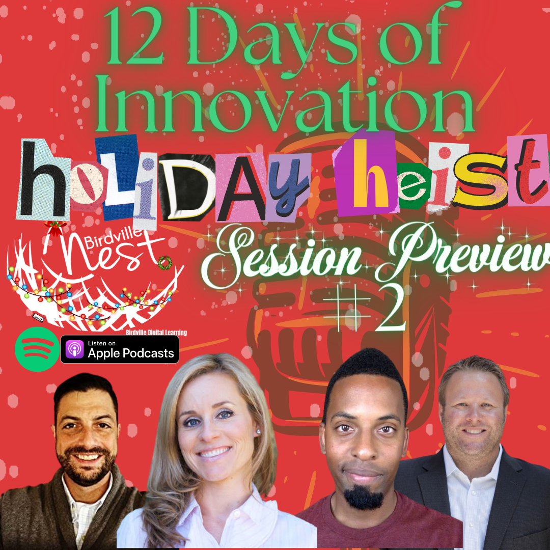 It's Here!  The 2nd Preview of the #12DaySummit. Listen now here: open.spotify.com/show/51DK6tT11… <a href="/BirdvilleNest/">BirdvilleNest</a> <a href="/Catlin_Tucker/">Dr. Catlin Tucker</a> <a href="/thomascmurray/">Thomas C. Murray</a> <a href="/jamesvarlack/">James Varlack 👨🏾‍💻</a> <a href="/edtechmarcus/">Marcus Painter</a> #BISDshines <a href="/BirdvilleISD/">Birdville ISD</a> @canvascasters <a href="/FutureReady/">Future Ready</a> <a href="/McAllenISD/">McAllen ISD</a> <a href="/KatieNovakUDL/">Katie Novak</a>