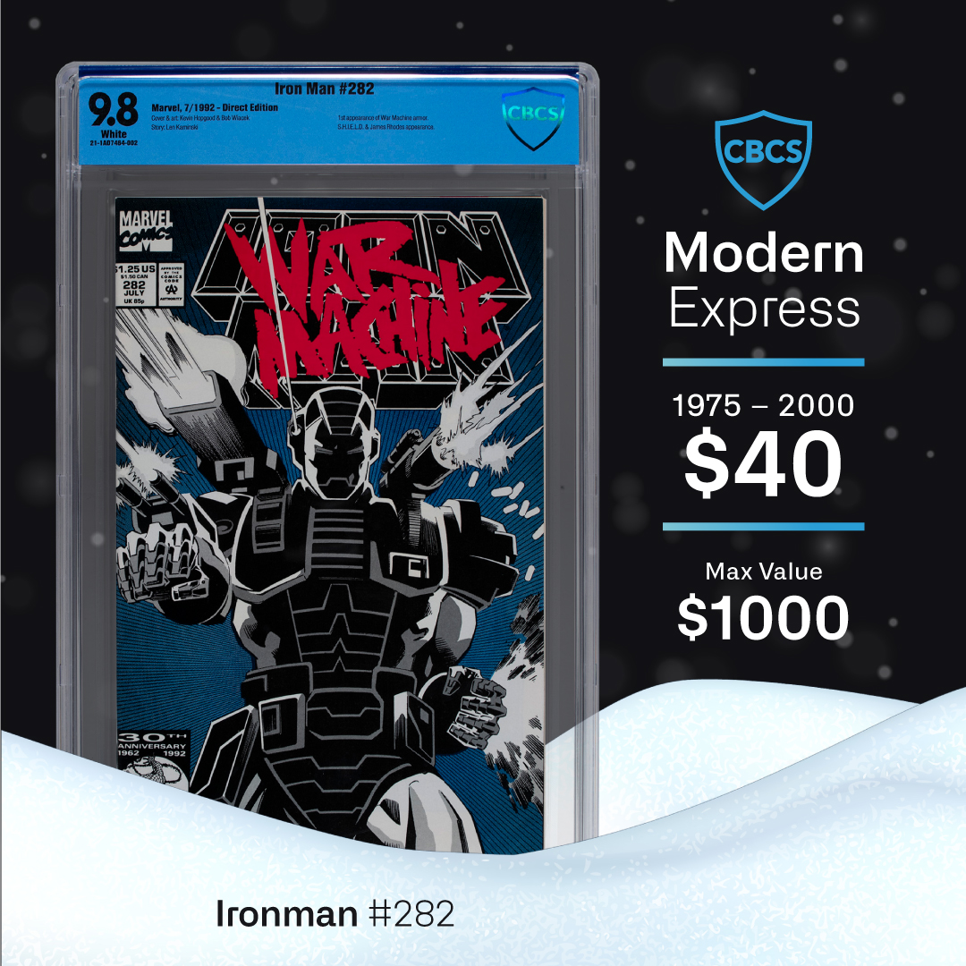 CBCScomics's tweet photo. Happy Holidays from CBCS! We have an Express Holiday Sale going on right now that we know you will love!
#cbcscomics #comicbooks #blackfriday #cybermonday #comicbookgrading #comicsale #marvel #dc #comics https://t.co/ubQ4FvUJKb
