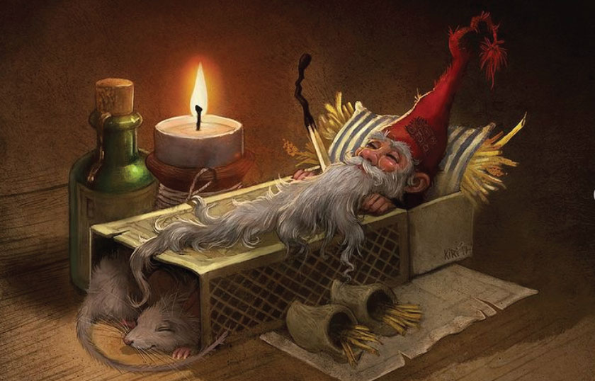 ClubFant's tweet photo. "Gnome" By: 🎨 @kirileonard 

#nisse #tomte #tomten #gnome #gnomesofinstagram #gnomesweetgnome #holidaycards #christmascards #julekort #danishart #danishartist #jul #christmascard https://t.co/2KV9OqXers