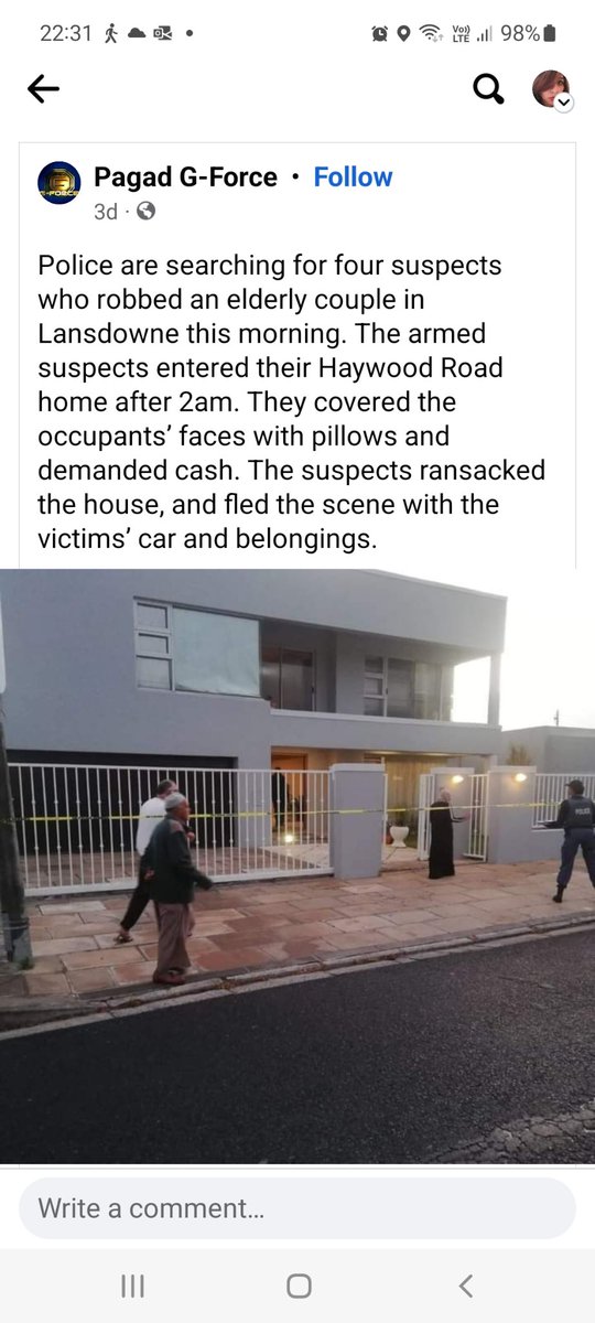 My parents were robbed at 2am on Thursday 24 Nov. They were tied up, gagged and assaulted. 

They stole everything from the TV, phones and laptop to the towels, linen, meat and washing powder. 

Even the kettle and toaster were taken. 

Any leads whatsoever, pls dm me

<a href="/Abramjee/">Yusuf Abramjee</a>