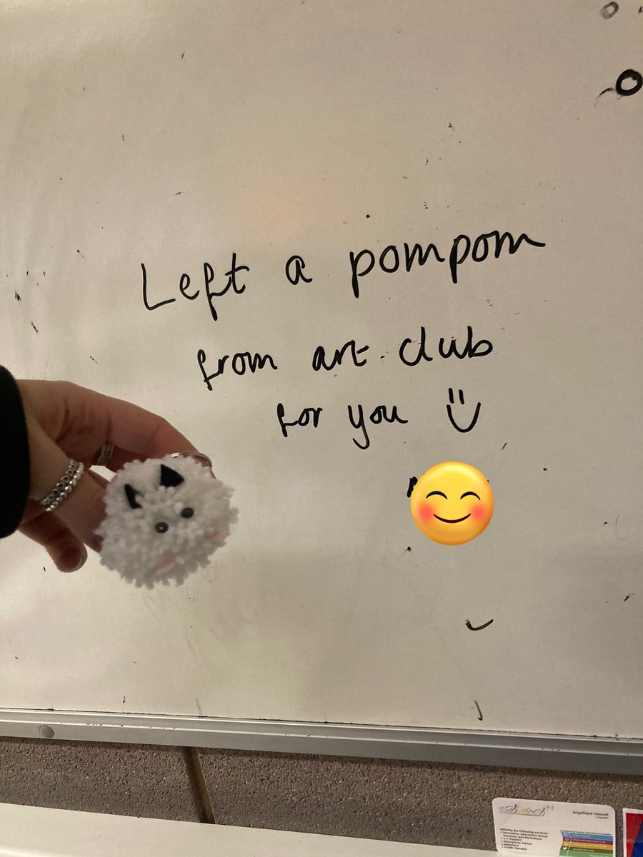 Miss_Fraser20's tweet photo. Came back from department time to find this cute surprise in my classroom from Art Club. @ShirleyParkLIFE  #enrichment #kindness #secondary #school #careforourcommunity https://t.co/P62oNE4mri