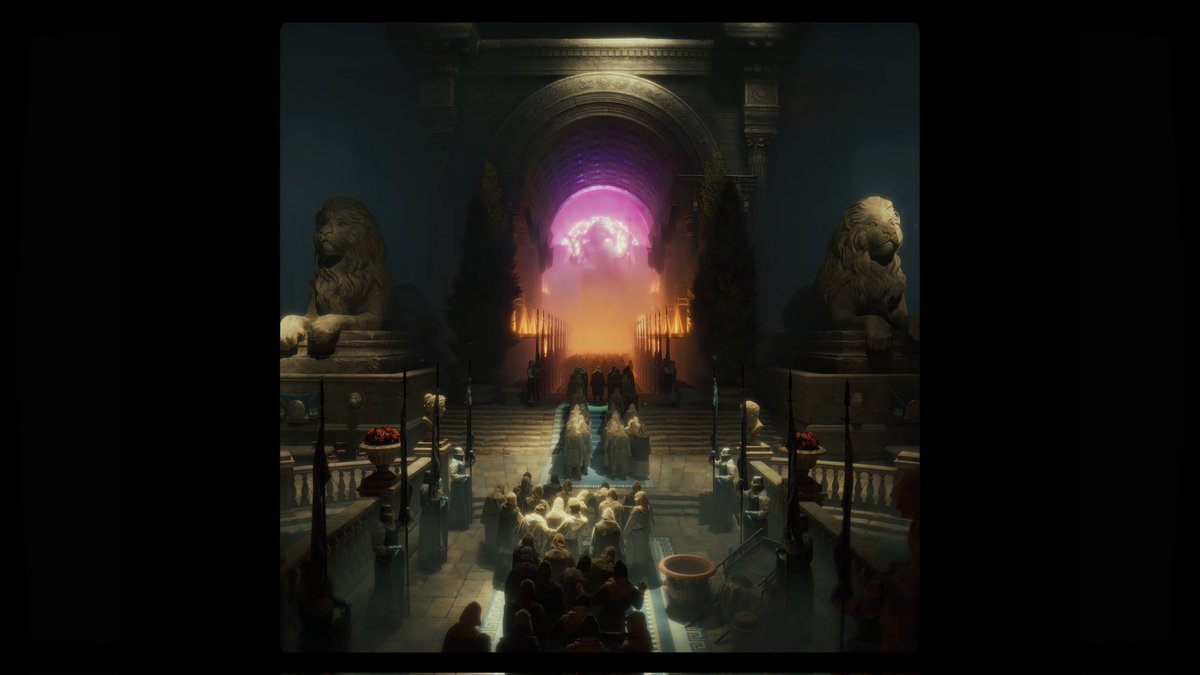 Paraside_'s tweet photo. Dramatic composition/lighting tests in unreal engine using @Dekogonstudios mountain temple asset pack. Crowd assets are from bigmediumsmall. 

https://t.co/MnG2UIiTi0

#lighting #UE5 #Lumen https://t.co/MuhYkdMZWN