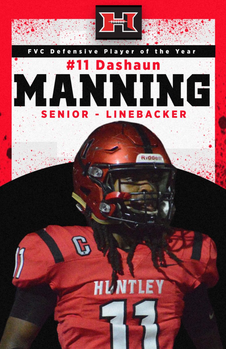 Huntley Red Raider Football (@huntleyfb) on Twitter photo Congratulations to <a href="/dashaun_manning/">Dashaun manning</a> who was named the Fox Valley Conference Defensive Player of the Year for 2022. Dashaun had an outstanding season and was a key component to the success of our defense this season. Way to go Dashaun! We are proud of you... Congratulations to <a href="/dashaun_manning/">Dashaun manning</a> who was named the Fox Valley Conference Defensive Player of the Year for 2022. Dashaun had an outstanding season and was a key component to the success of our defense this season. Way to go Dashaun! We are proud of you...