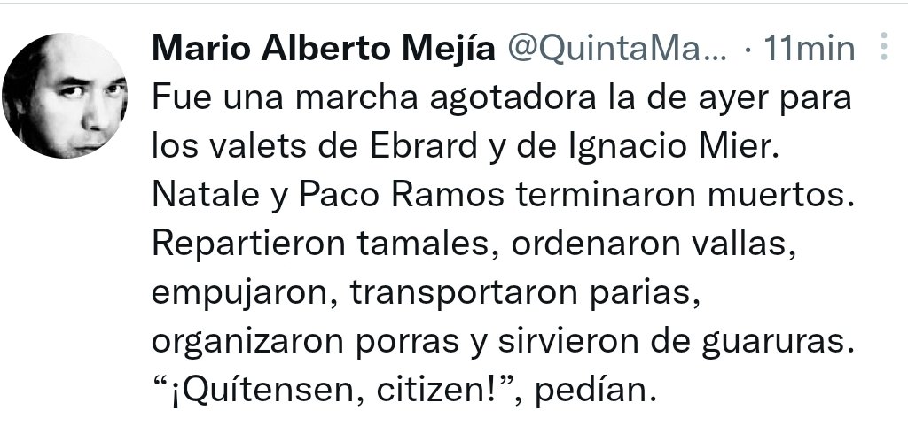 Palillo191's tweet photo. No les digo,les fue IMPOSIBLE sostener la GRAN inPARTICIPACION d su promotor,y va su salida de siempre  MADREAR la Marcha de #Amlo a travez de los que sí le #chingaron, les firmo qué si el 01 hubiera echo el sacrificio de MARCHAR junto a #AMLO hoy sería un #SemiDIOS 
#Patéticos https://t.co/5f0sLJUb5N