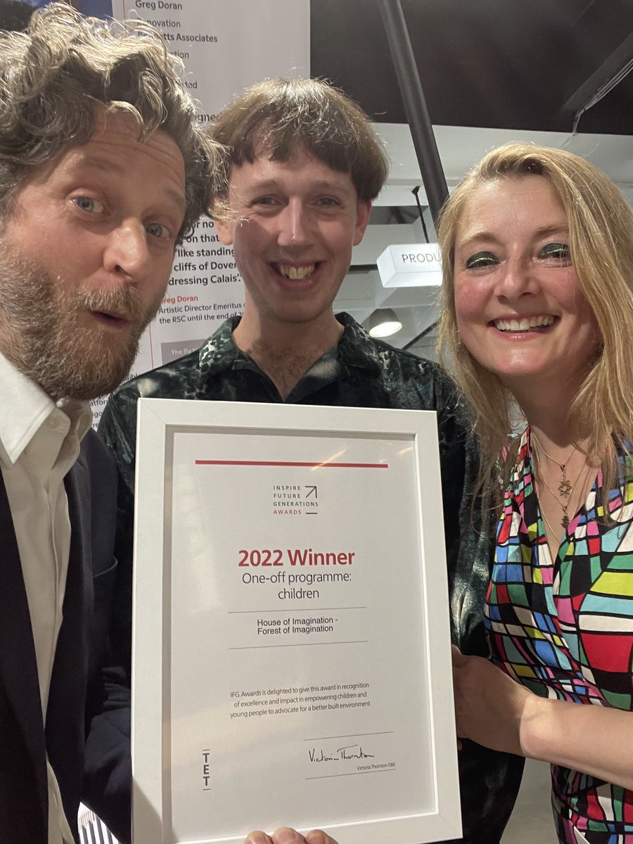 PenAHay's tweet photo. Wow! We won! Winner of the children’s programme and commendation for research, thank you to the amazing team @forestimaginatn 💚🌈 https://t.co/GuKLiJl1ZT