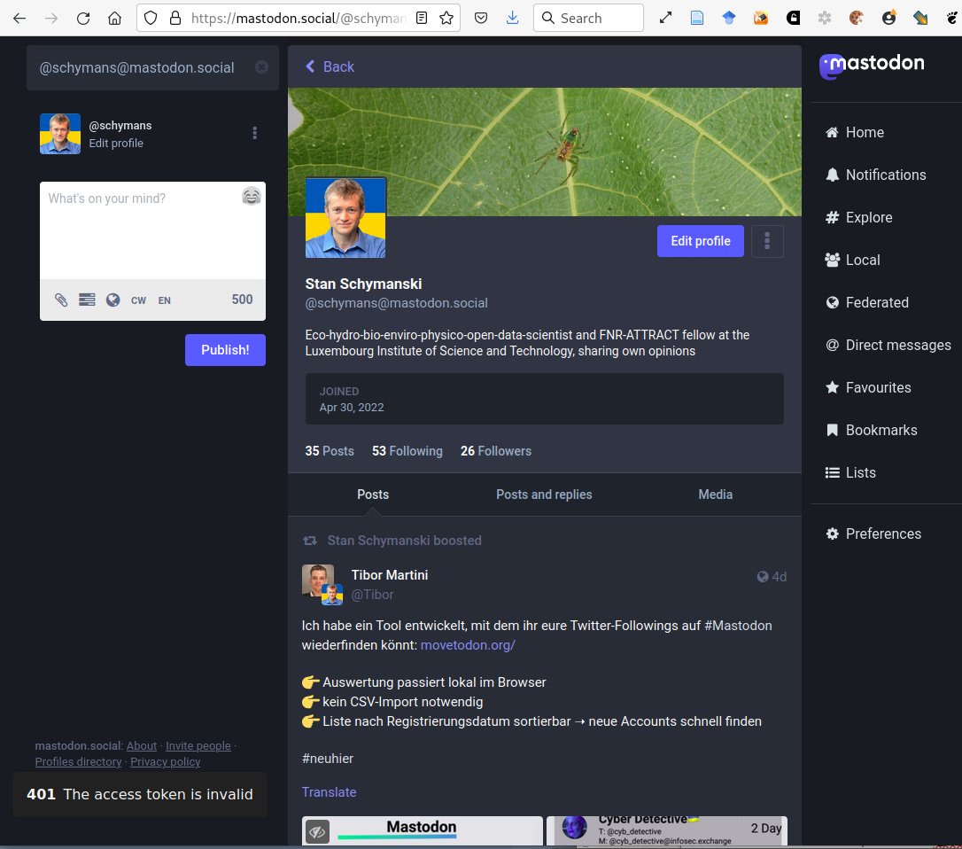 Stan Schymanski, https://mastodon.social/@schymans tweet media