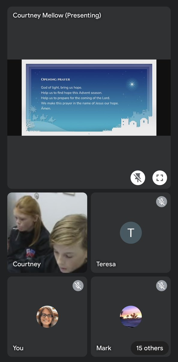 We celebrate hope;  we celebrate the Advent season. We celebrate week one together, as a school family. #sccdsb <a href="/StJosephCorCS/">St Joseph Corunna</a>