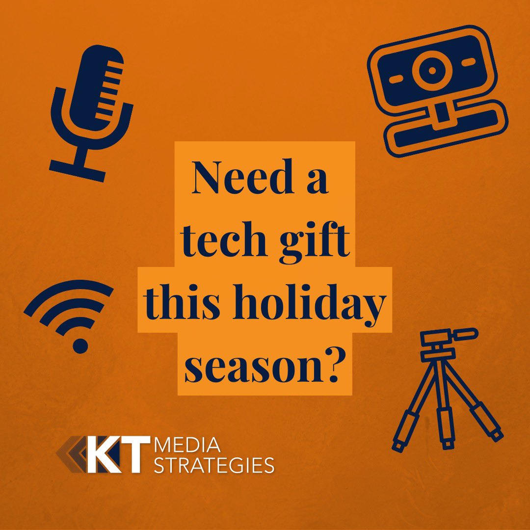 KTMediaBooker's tweet photo. What do you get the techy person in your life that literally has it all?

Why not help them upgrade their tech and work from anywhere without interruption!

I have the perfect holiday gift guide of amazing products. 

Check it out!
https://t.co/50yZ93DOAn https://t.co/L7axk2O7Oj