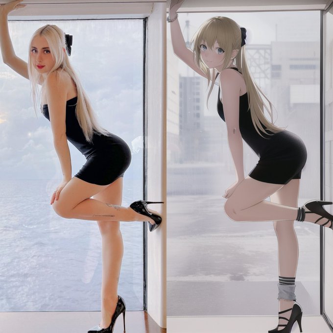 Real life vs Anime 🫶🏻 https://t.co/OKYRY6Zksj