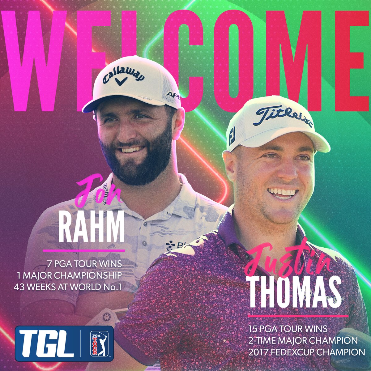 Jon Rahm and Justin Thomas Announced for Tiger and Rory’s TGL Series