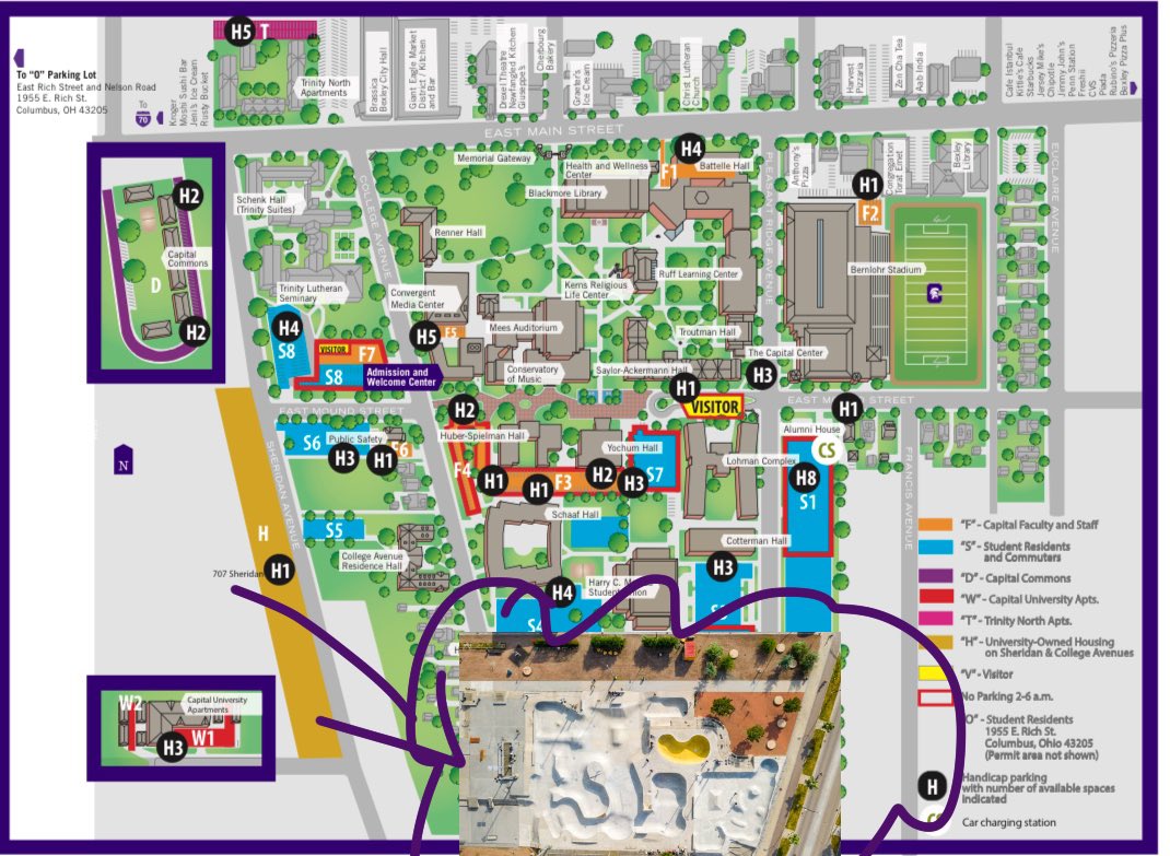capitalcomets's tweet image. Our new plan to convert the back half of campus into a skatepark needs your support! Come talk with our on campus skater club tomorrow night to learn more! + Giveaway!