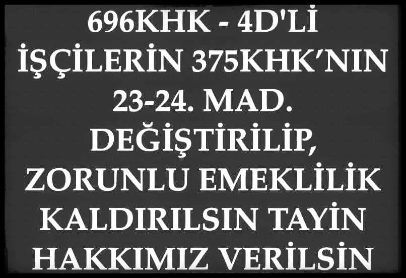 MuratGu50055816's tweet photo. #ZorunluEmeklilikİstemiyoruz https://t.co/X1X5ogSYxm