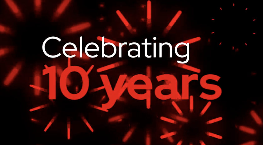 openshift's tweet photo. Guess what? @RedHat OpenShift is 10! Almost 10 years ago this week—at the first @AWSreInvent—we debuted Red Hat OpenShift Enterprise 1.0, our fully #opensource, #hybrid #PaaS offering for enterprise #developers. Take a stroll down memory lane with us! https://t.co/KBf448Y2wL https://t.co/mvnS0oGyDc