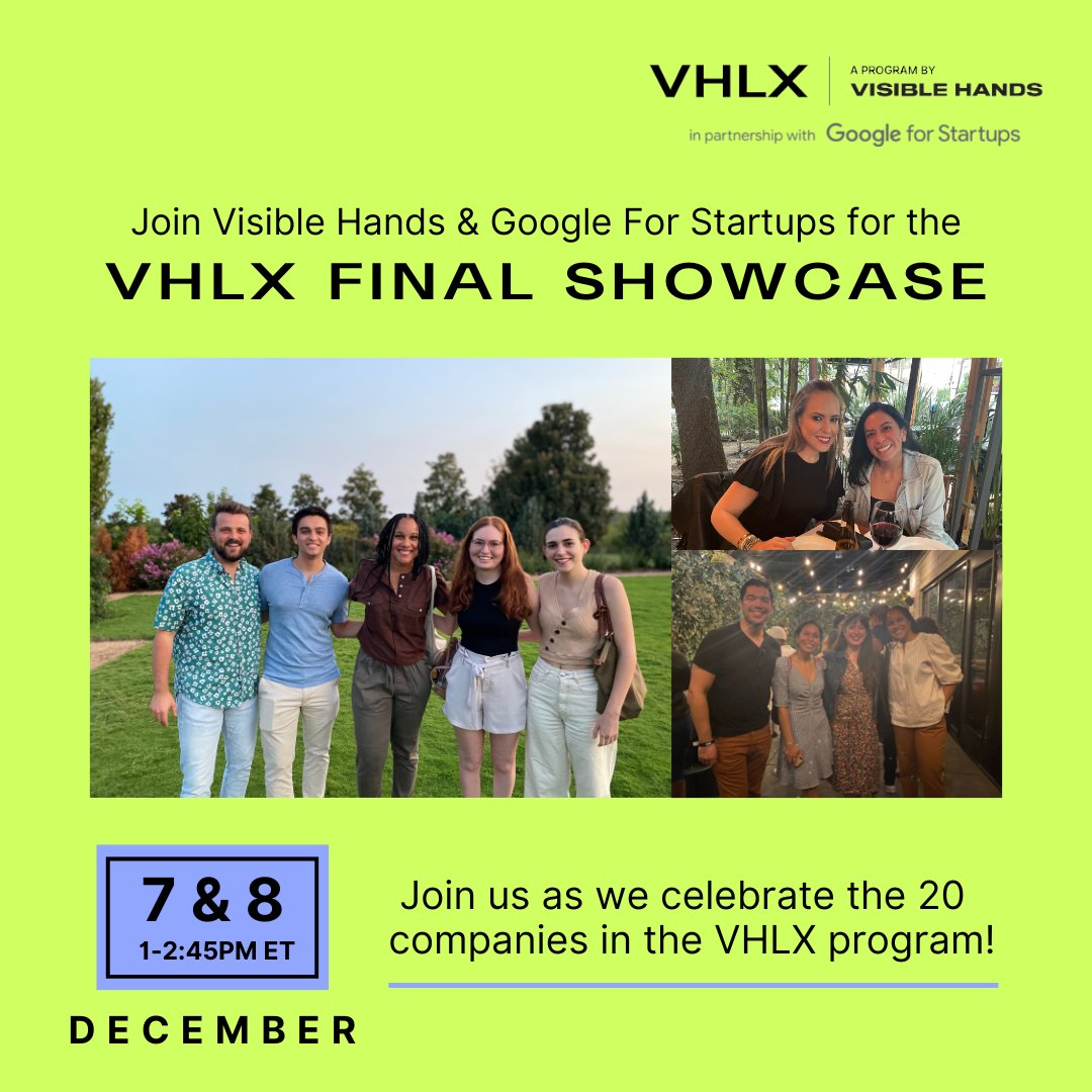 Support our Latinx entrepreneurs who are reshaping emerging industries! RSVP for our VHLX Final Showcase: us02web.zoom.us/webinar/regist…