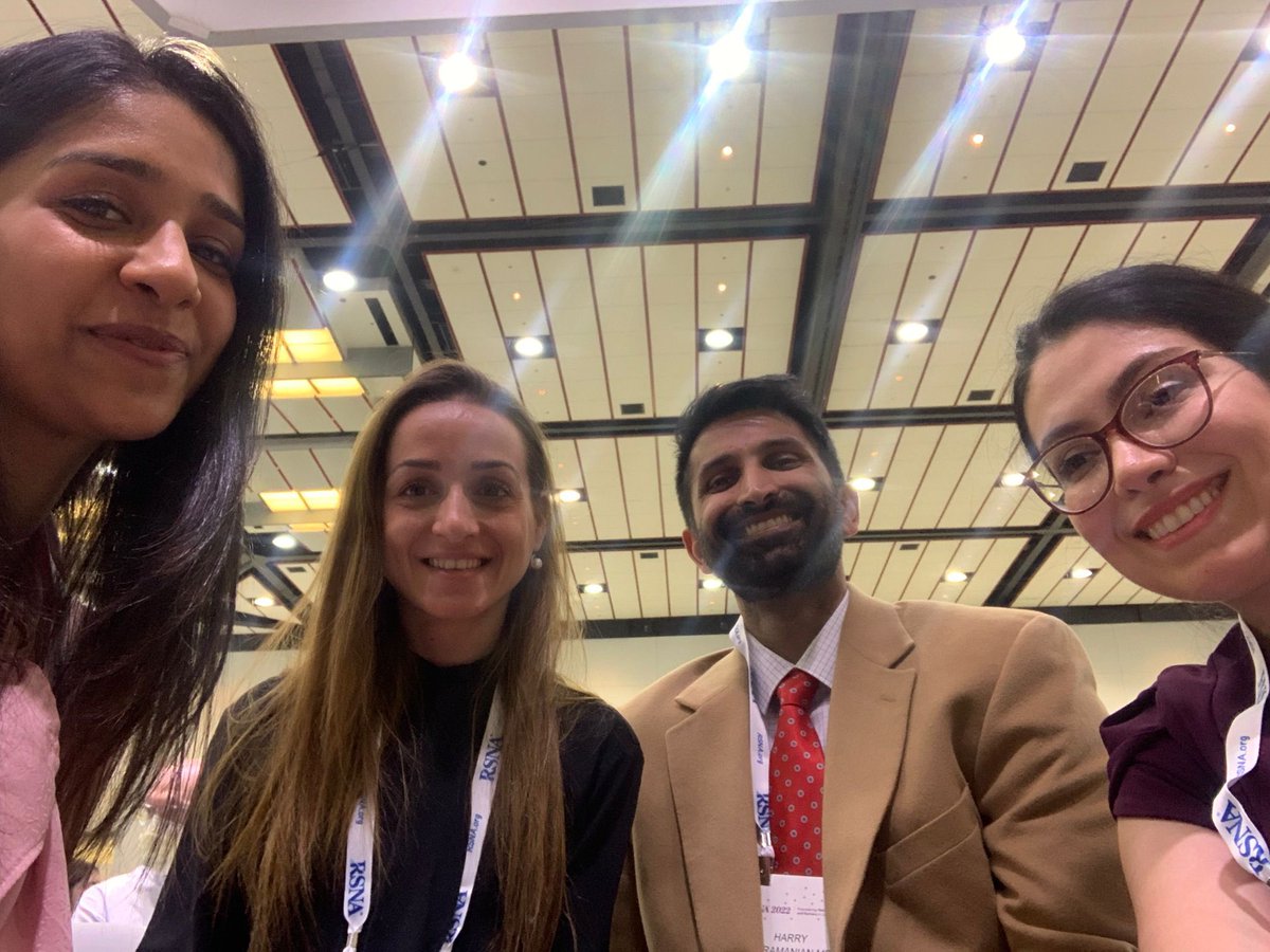 Let’s go @yaleradres crew! Almost time for #RSNA2022 resident competition ✌️