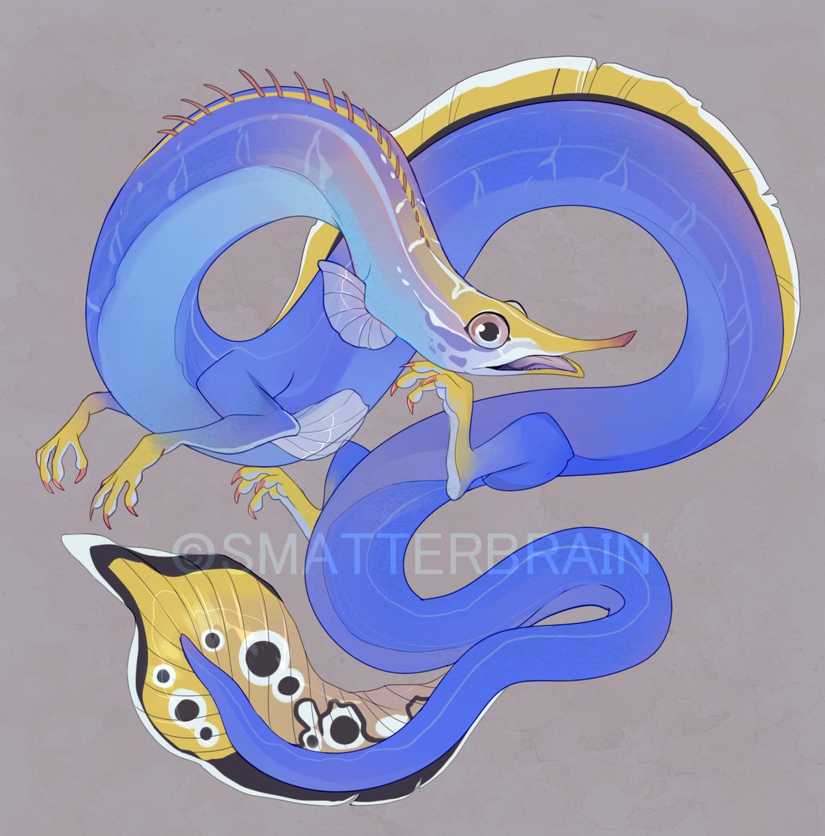 「Spiny eel/ribbon eel dragon! 」Kieran 🔜 FWAのイラスト