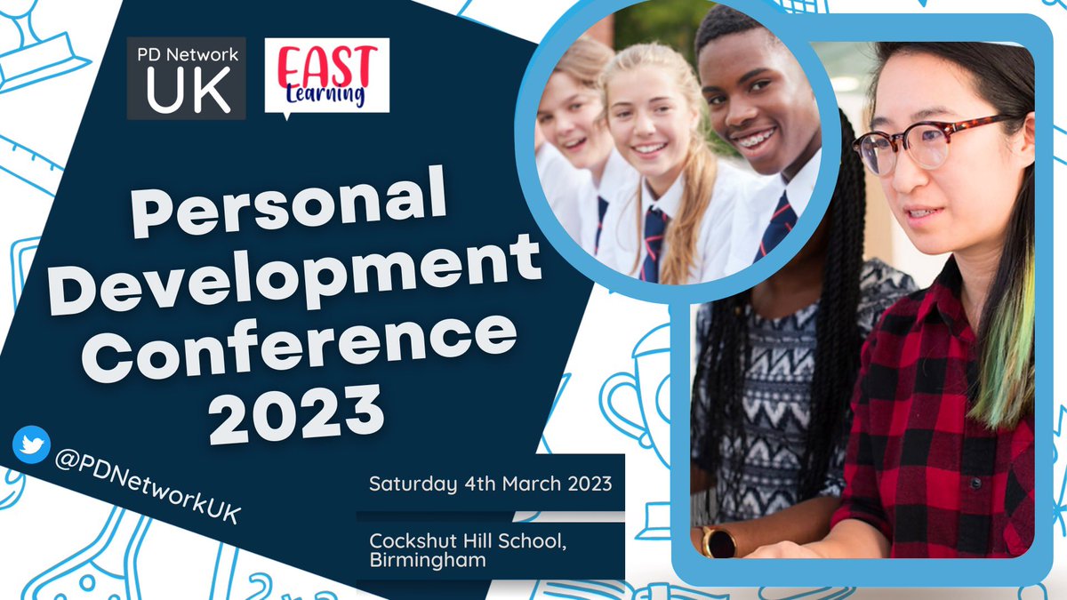 PDNetworkUK's tweet photo. Personal Development Conference 2023!!! SAVE THE DATE, March 4th 2023, we’re coming to Birmingham! Tickets available soon! 🎉 #personaldevelopment #networking #CPD #CIAG #PSHE #character #wellbeing #teachertwitter #educhat https://t.co/tmsLSaWV9Y