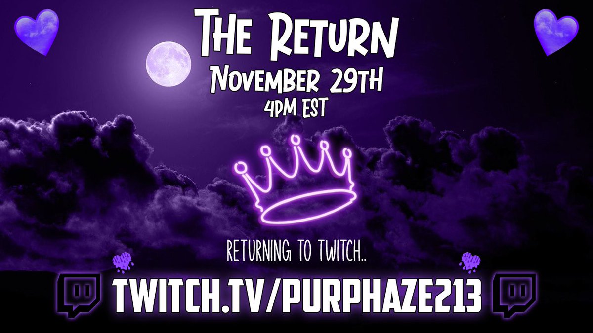 Guys, a wonderful human is returning to streaming, he’s v nervous but I really want this to be a banger stream back. 🖤
He has absolutely blessed me and tons of others in the #twitch community.
Honored to help you with this banner @213_haze

#twitchtv

🔁 + ❤️ TO SPREAD THE WORD!