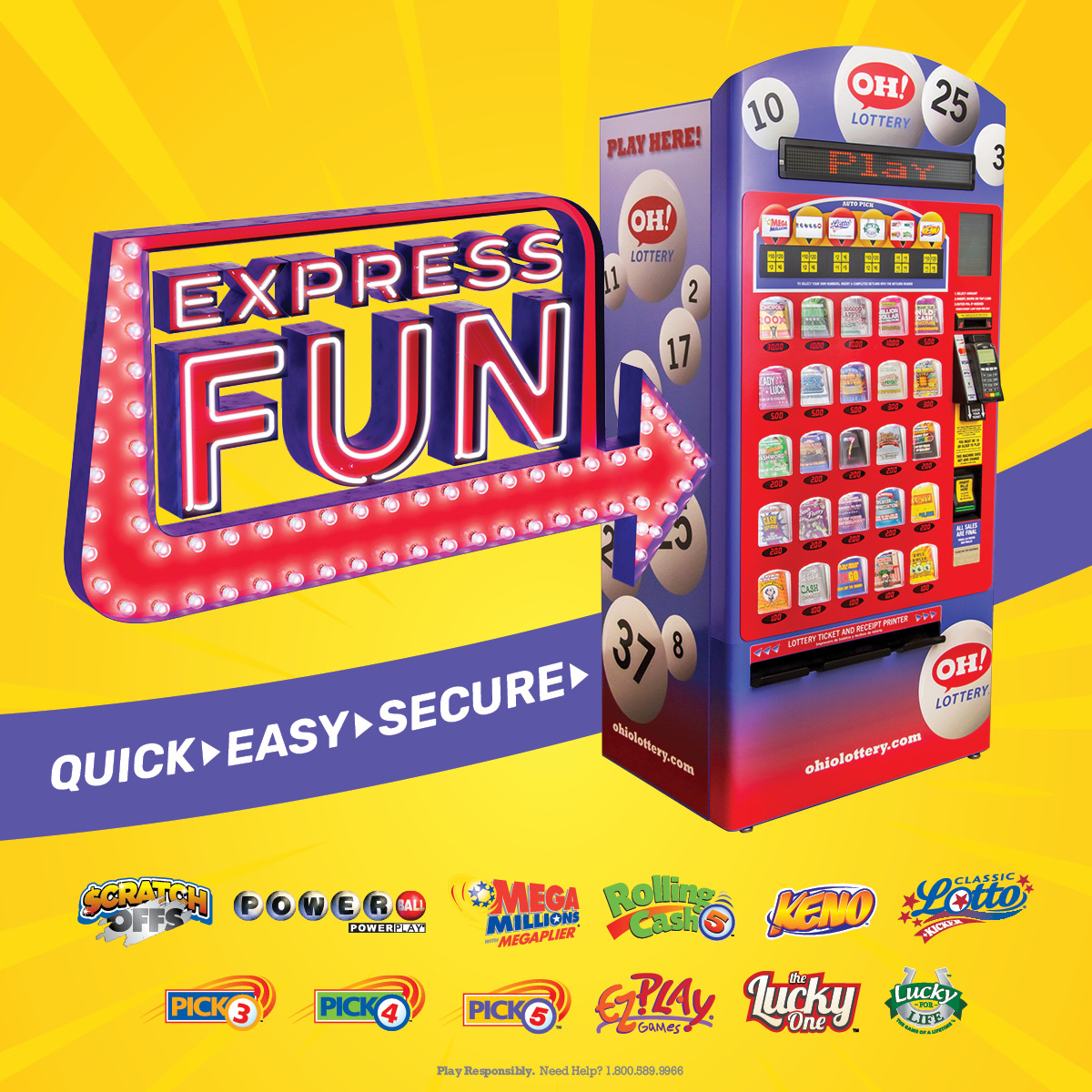 OHLottery's tweet photo. Skip the lines and play Ohio Lottery Self-Serve Kiosks at your favorite retailer today! They're so convenient, it's like you've already won!
#OHLottery #ExpressFun https://t.co/xDx1xWaISd