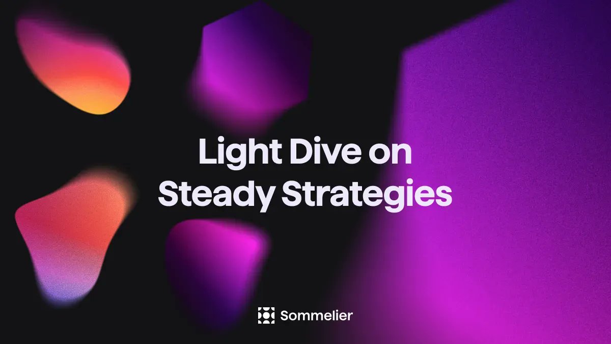 sommfinance's tweet photo. Want to learn about Steady strategies in under 2 minutes?

Check out our light dive below

📖 https://t.co/WKGRzMjqoq https://t.co/NW8qioHbau