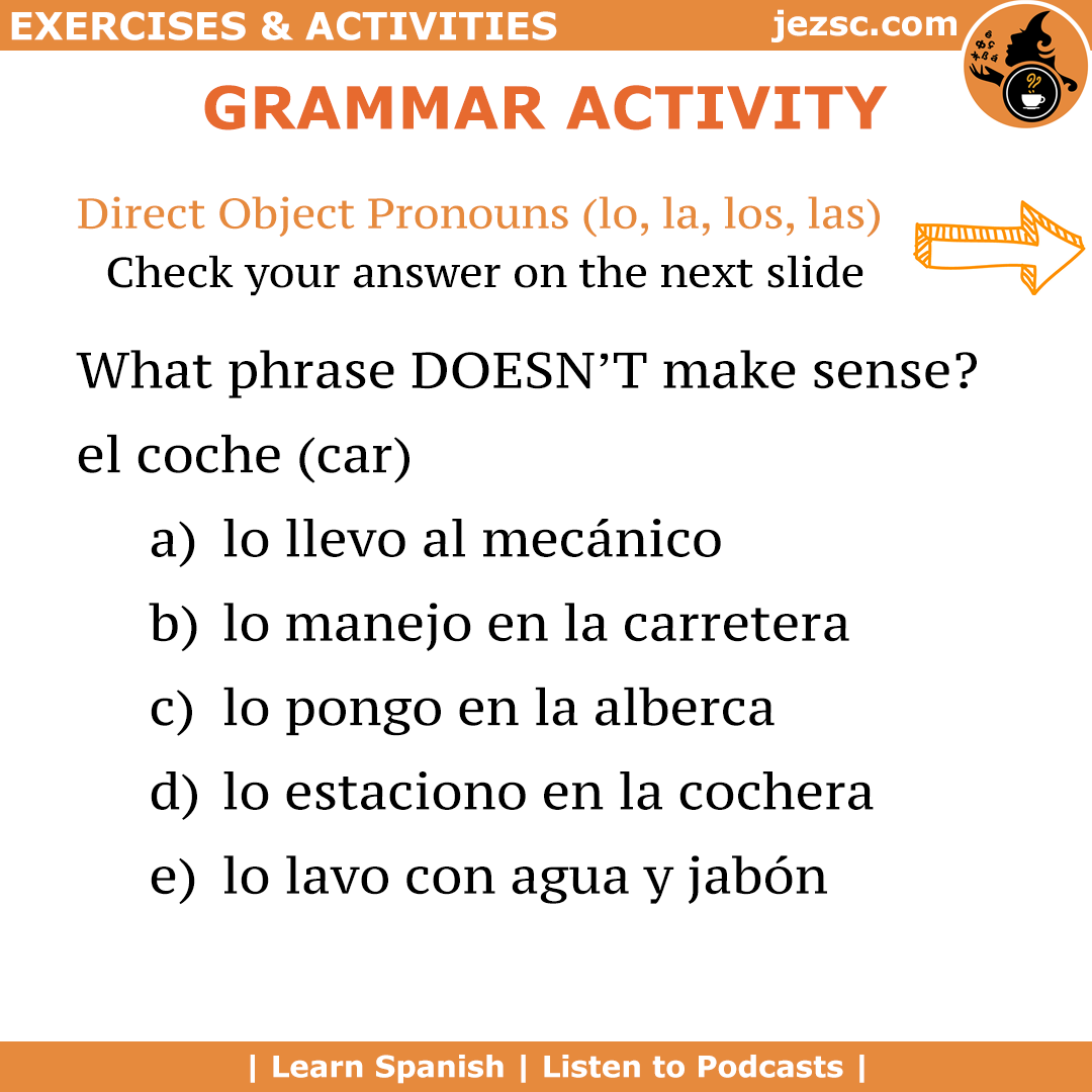 joelspanishcafe's tweet photo. On Instagram, I post activities like this. Follow me on Instagram to take advantage of these quick activities and to double check your answer. https://t.co/Ns0R4PXV0m