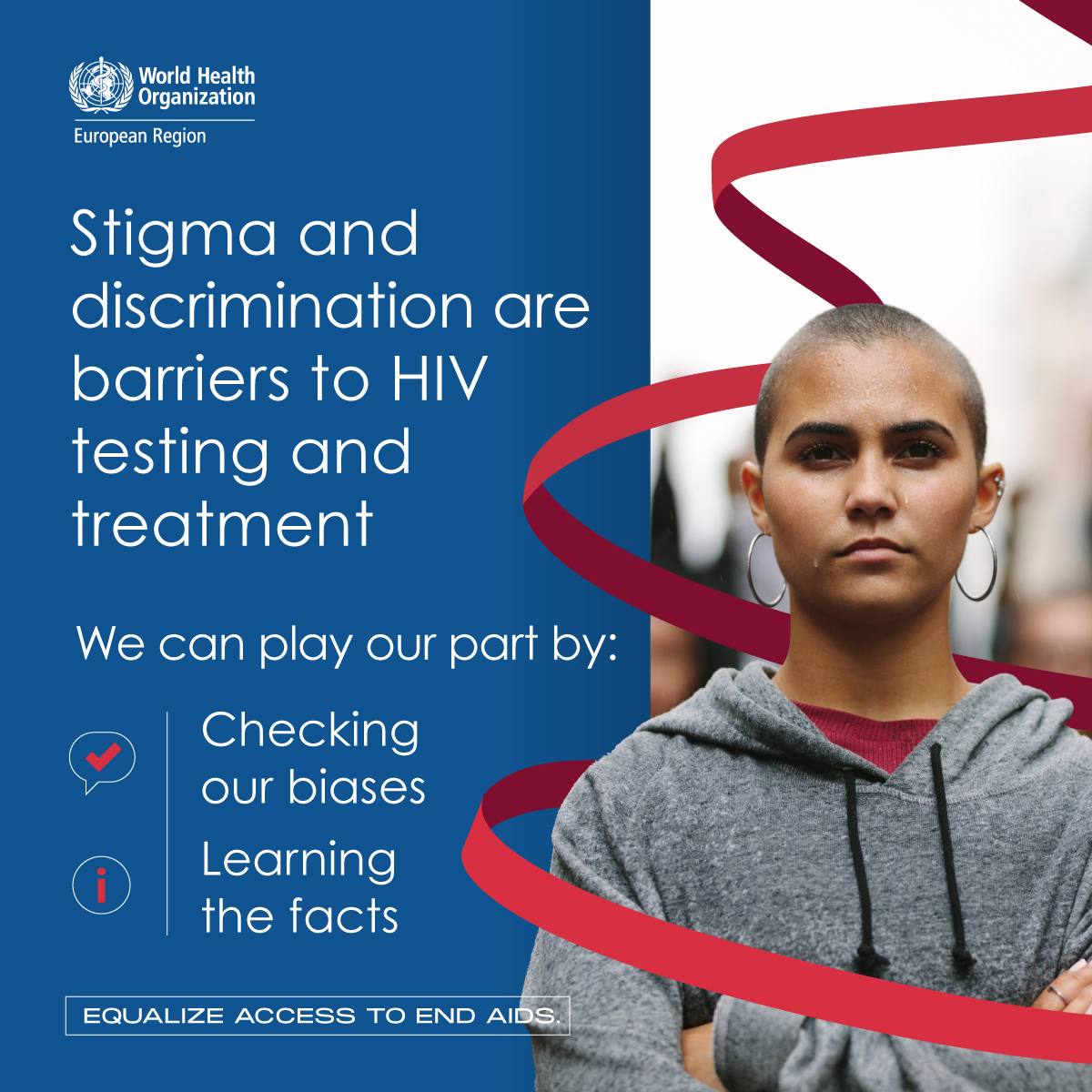 AHFcares's tweet photo. Inequalities still persist for the most basic services like testing and treatment. EVERYONE, EVERYWHERE must have equal access to #HIV prevention, testing, treatment and care. There must be zero tolerance for stigma and discrimination in all health services. #WorldAIDSDay2022 https://t.co/XYmSwISIWV