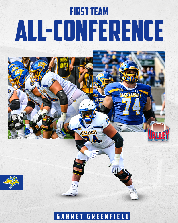 GoJacksFB's tweet photo. 1st Team @ValleyFootball Offensive Lineman - @greenfield_74 

#GoJacks 🐰🏈 https://t.co/kpf9oE9jSL
