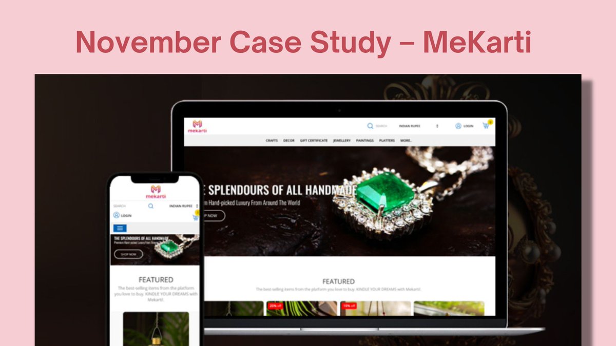 iscriptsdotcom's tweet image. MeKarti is an online marketplace platform that allows artists and artisans to sell various products like artworks, paintings, handicrafts, and other creative products to customers.

Read More: hubs.la/Q01tkyCH0

#Marketplace #iScripts