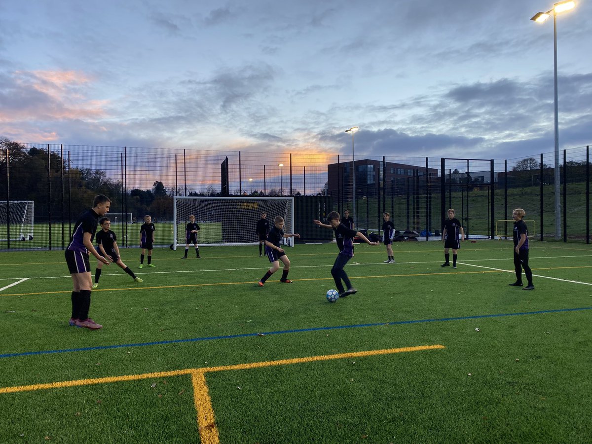 Y8 warming up before playing the second part of our double header with local rivals TWBGS. Honours even as we win one, lose one and draw two against a very aesthetic background.