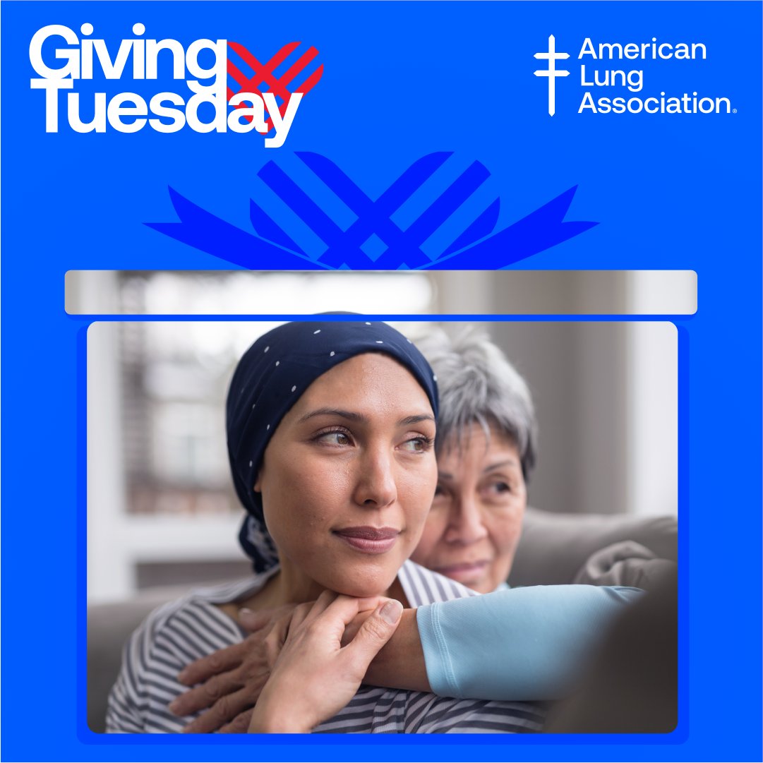LungAssociation's tweet photo. Tomorrow is #GivingTuesday. This year your donation will go TWICE as far to support lifesaving lung health research, education &amp; advocacy. Thanks to our generous sponsor, the Duane $ Dorothy Bluemke Foundation. https://t.co/aiaDNNiomA https://t.co/ZO6KCUdPEq