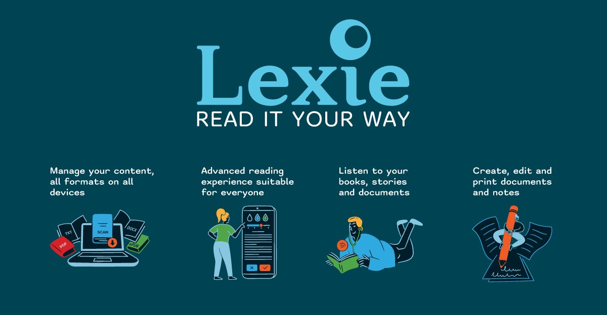dyslexia.me/lexie-the-easi…
Lexie is full of speech therapy tools turned from analogue into digital environment. All wrapped into an amazing reader that enables you to power through digital books, docs, PDFs, articles, and even textbooks.
