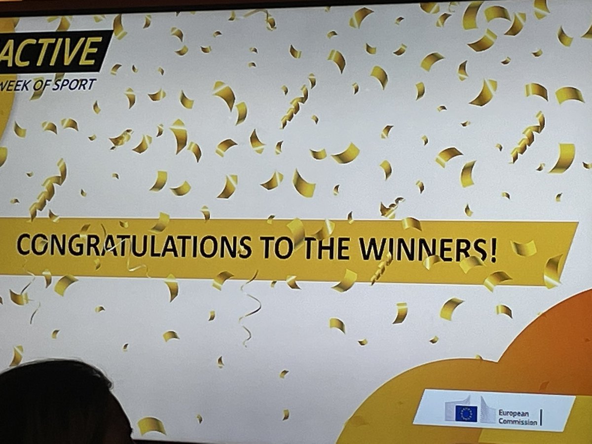 Voitto meni tällä kertaa Sloveniaan, mutta @suomenlatu sai 2500€ tunnustuksen ja puiset mitalit! Tästä jatketaan! #BeActive Awards.