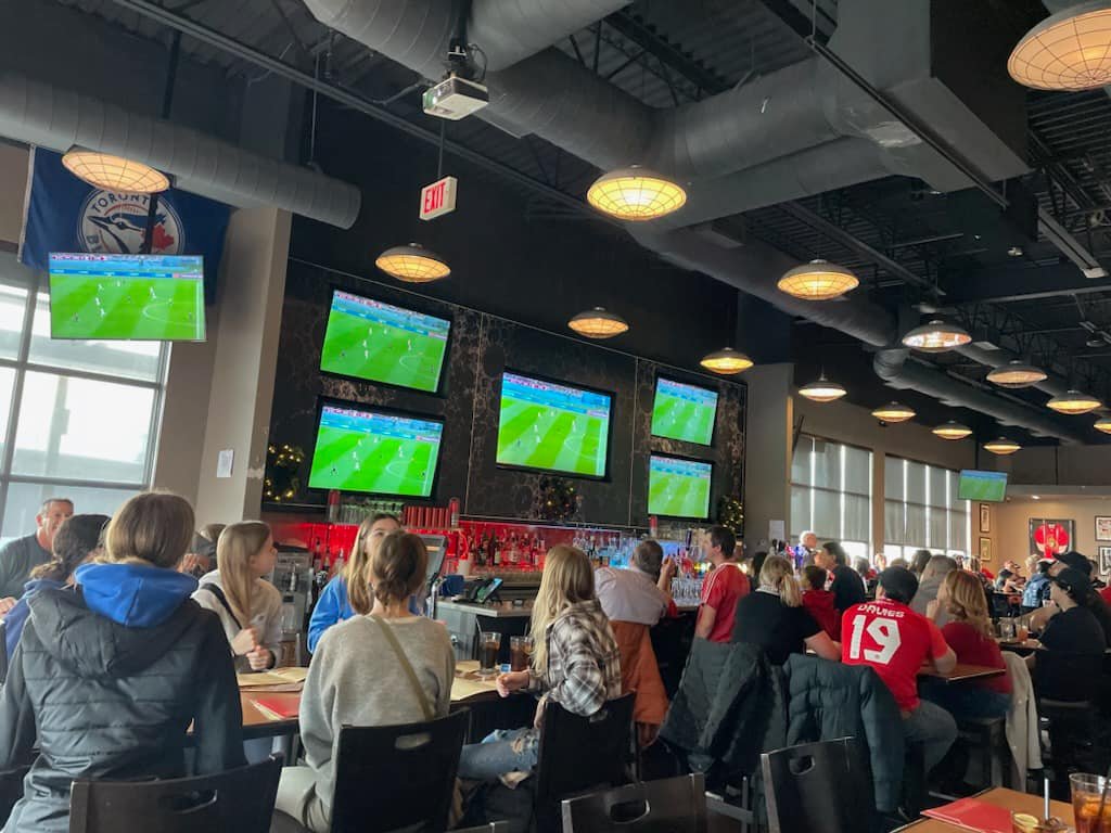 SeawayValleySC's tweet photo. We would just like to take a moment to thank all the parents, players and community members who participated in our World Cup watch party. 
Today we had over 120 people in attendance and we raised $1,000 for the Maison Baldwin House. https://t.co/WLEdQroItP