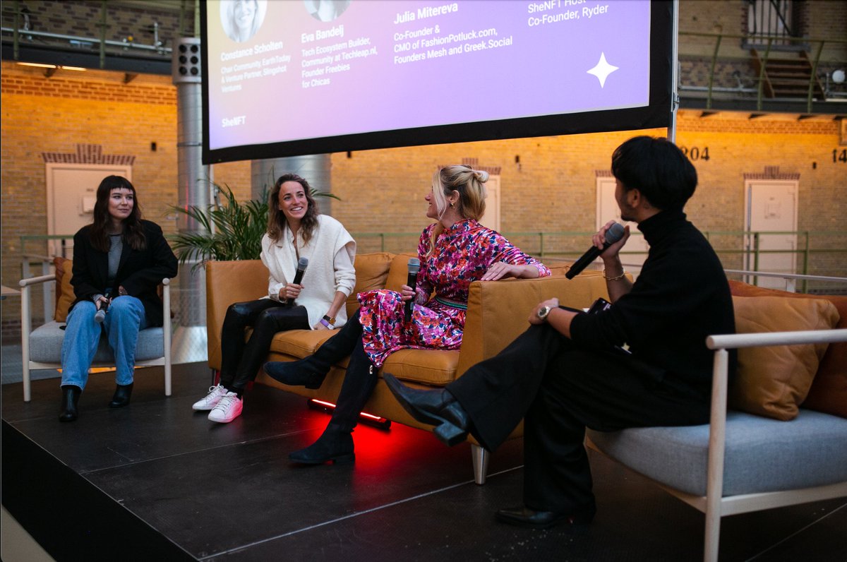 metasoulsco's tweet photo. SheNFT Exhibition &Expert talks was a blast!
Thank you dear guests for making this event great, for being so engaged! Happy to see so many people aspiring to know more about #nft , #metaverse and other aspects of the new digital era!Thanks to all speakers, creators and partners👇 https://t.co/Trhv1SmRvH