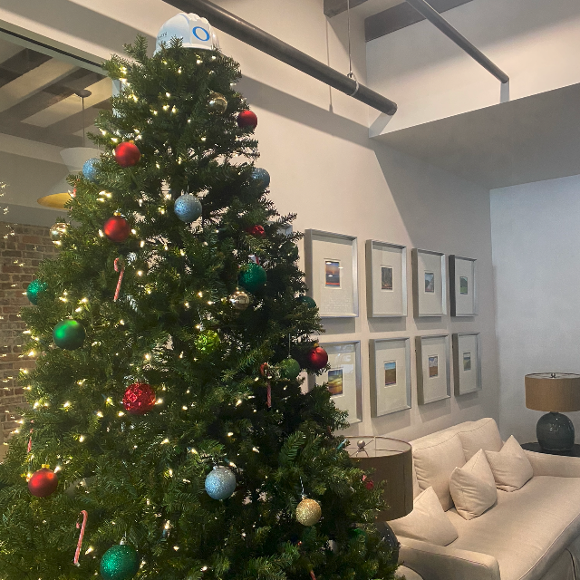 It's beginning to look a lot like #christmas in the #orchestrapartners office! Even our tree needs a nice hard hat 🎄