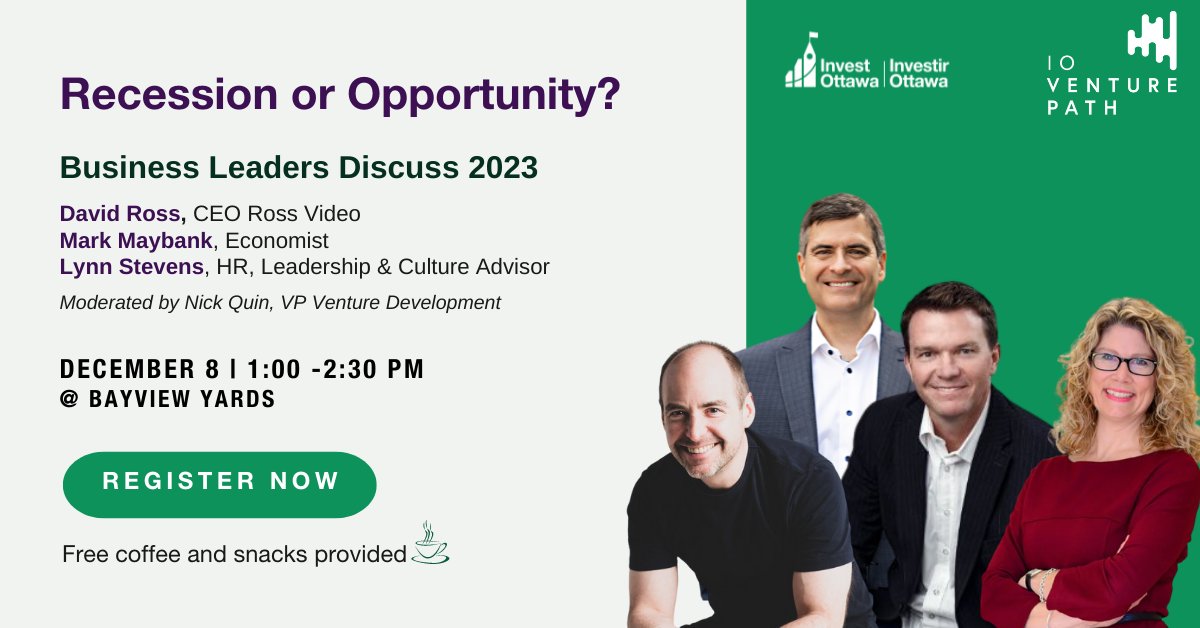 1/3 There is excitement in the air with the holidays around the corner. ✨
In that spirit, we have the perfect day full of innovation, inspiration and insights planned for you and your business.

📅 December 8 at <a href="/Bayview_Yards/">Bayview Yards</a>

🎫 Seats are limited: bit.ly/3EHkY05