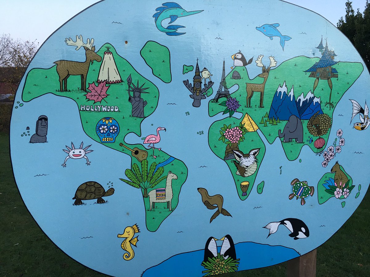 DundeeRamblers's tweet photo. @RamblersGB A trip around the world for @DundeeRamblers Family Group.  We followed the Monifieth Art Trail https://t.co/v02YqGBIpW