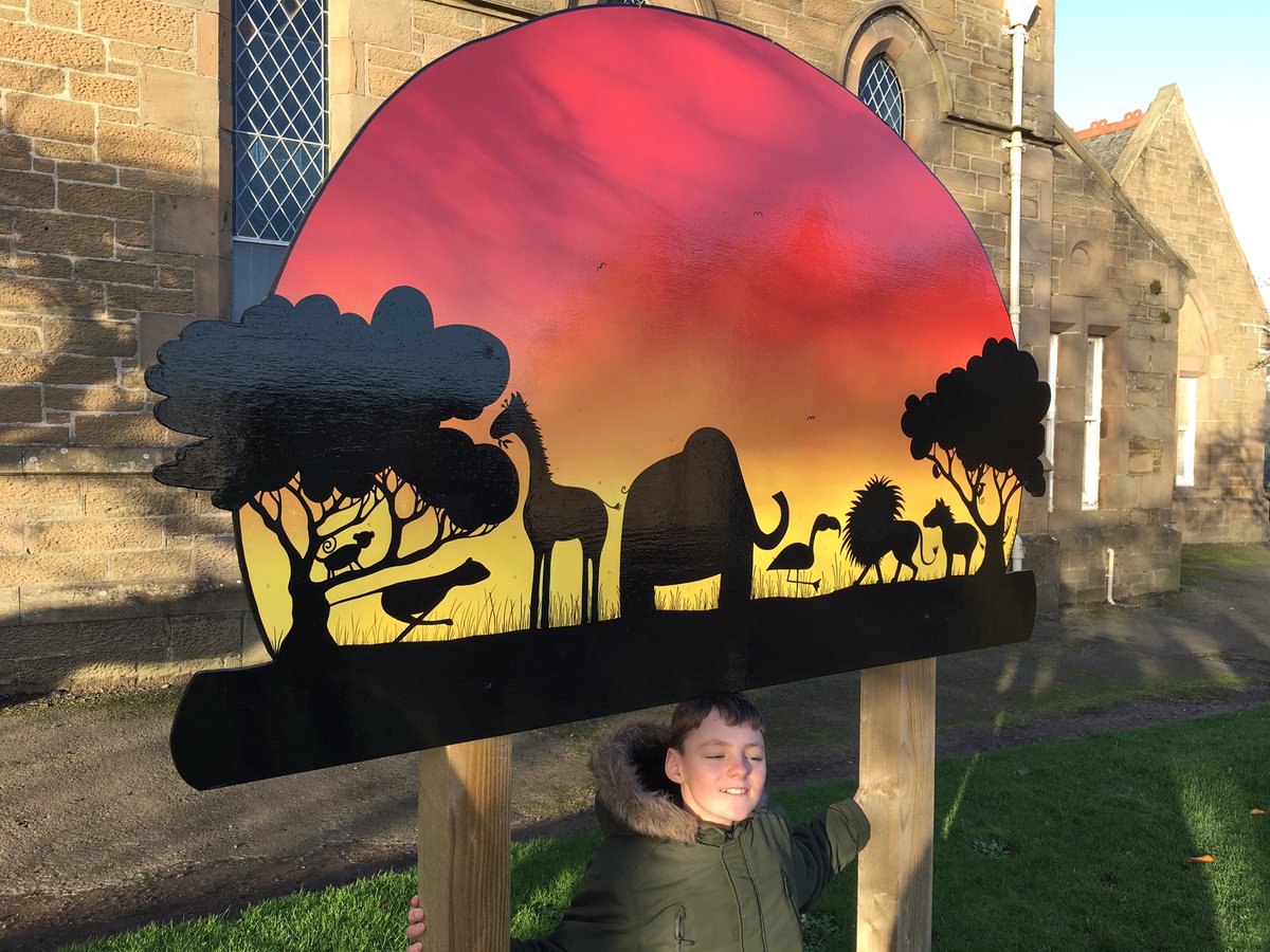 DundeeRamblers's tweet photo. @RamblersGB A trip around the world for @DundeeRamblers Family Group.  We followed the Monifieth Art Trail https://t.co/v02YqGBIpW