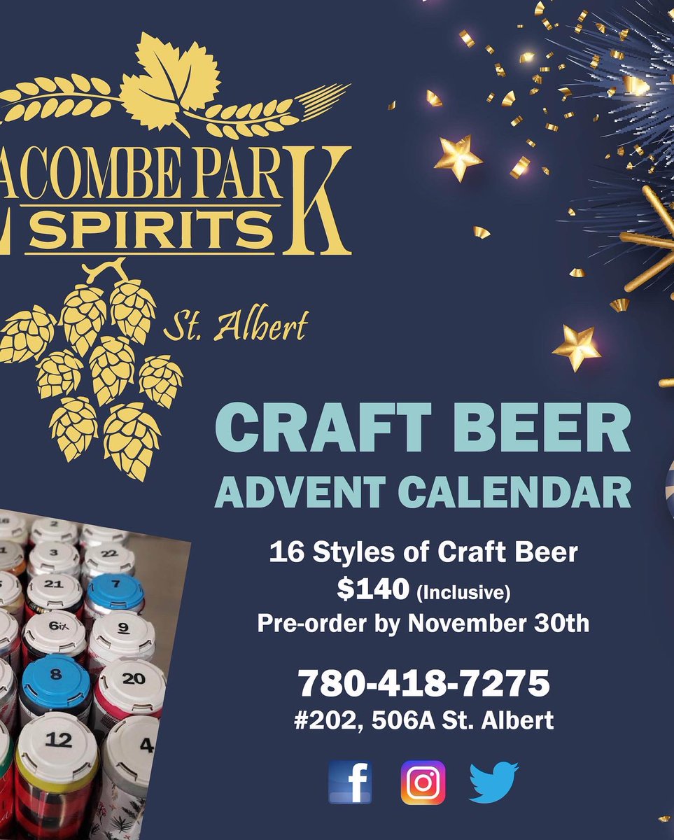 LPSpirits's tweet photo. Only three more sleeps before the festivities begin with @LPSpirits #CraftBeerAdvent selection! Get yours or theirs before they’re gone🍻 https://t.co/nIIbc5rzBl