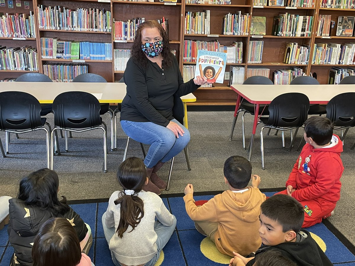 Julie Nguyen-Ebadi (@mrsnguyenebadi) on Twitter photo Our librarian reading Color Me Different by <a href="/Kaepernick7/">Colin Kaepernick</a> to our class. Just in time for our <a href="/49ers/">San Francisco 49ers</a> field trip to <a href="/LevisStadium/">Levi's® Stadium</a> tomorrow! First field trip since 2019. Our librarian reading Color Me Different by <a href="/Kaepernick7/">Colin Kaepernick</a> to our class. Just in time for our <a href="/49ers/">San Francisco 49ers</a> field trip to <a href="/LevisStadium/">Levi's® Stadium</a> tomorrow! First field trip since 2019.