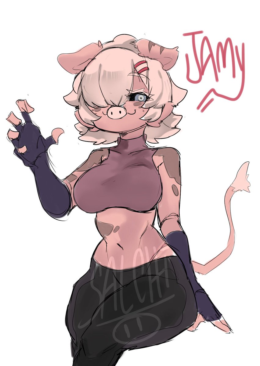 Salchi_02's tweet photo. Jamy 🐽
#Oc #OC #SFW #ArtistOnTwitter #artist #artistsontwitter https://t.co/mu0HQXkFou