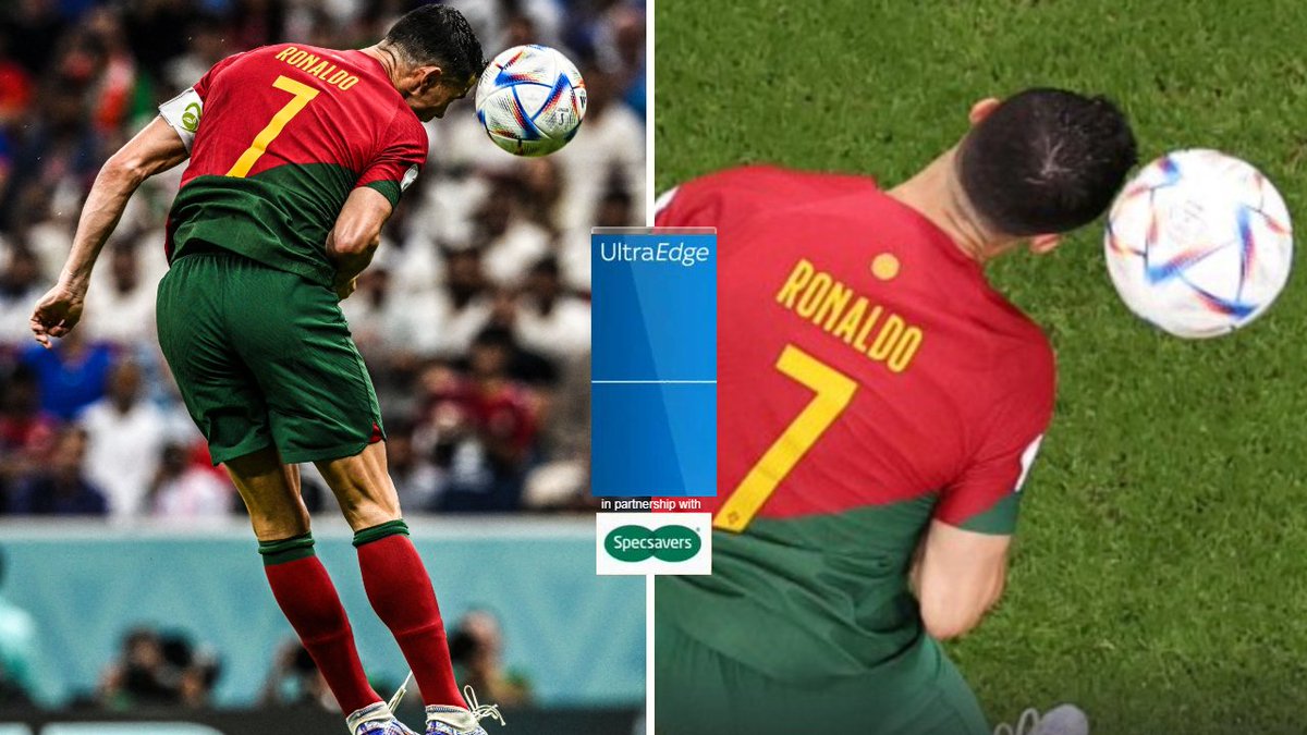 “Flat line on Ultra Edge, no contact with head. I'm going to recommend you overturn your decision and award the goal to Bruno Fernandes...”