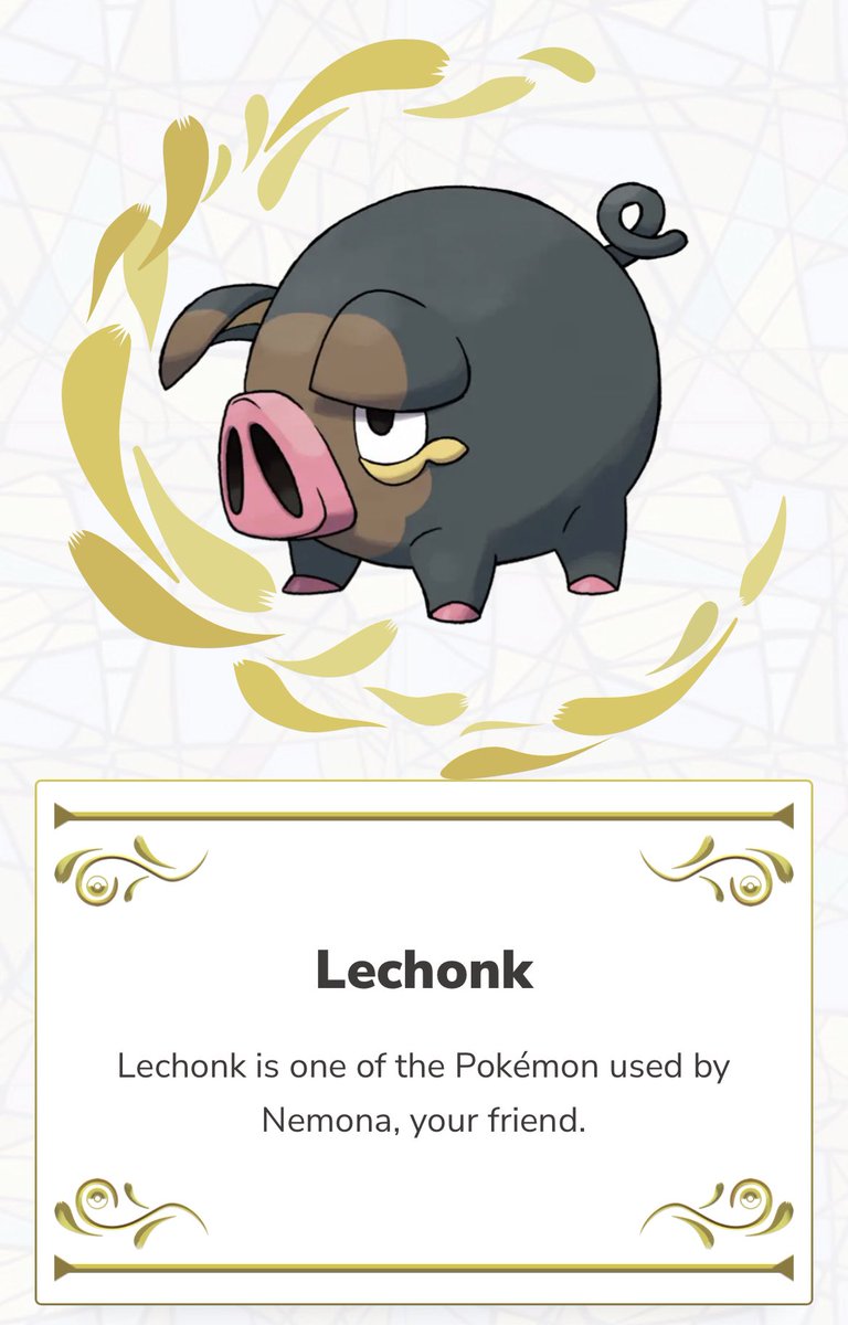 GatorEXP's tweet photo. Not once in my playthrough did I see Nemona with a Smoliv or Lechonk. https://t.co/AruFC3uUTM