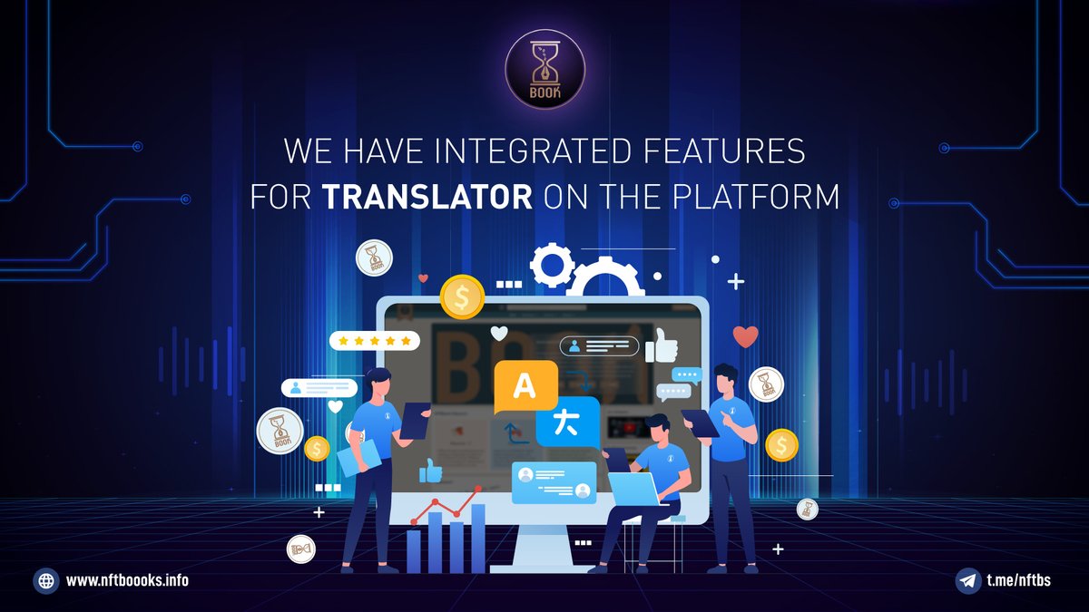 nftbstoken's tweet photo. We are pleased to announce that a smart contract has been completed between the authors and translators. The team will test for a few days before publicising the #NFTBOOKS testnet for the community to experience.

#Booklovers #PublishEcosystem #BookSwarmArmy $NFTBS https://t.co/9F9N4IGl01
