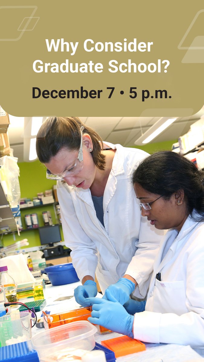Great opportunity for students thinking about grad school: 5 top engineering programs will teach you the do's / don'ts for your applications and answer your questions. Register: bit.ly/3XFTTD1
<a href="/UMengineering/">Michigan Engineering</a> <a href="/NorthwesternEng/">Northwestern Engineering</a> <a href="/OSUengineering/">OSUengineering</a> <a href="/PurdueEngineers/">Purdue Engineering</a>