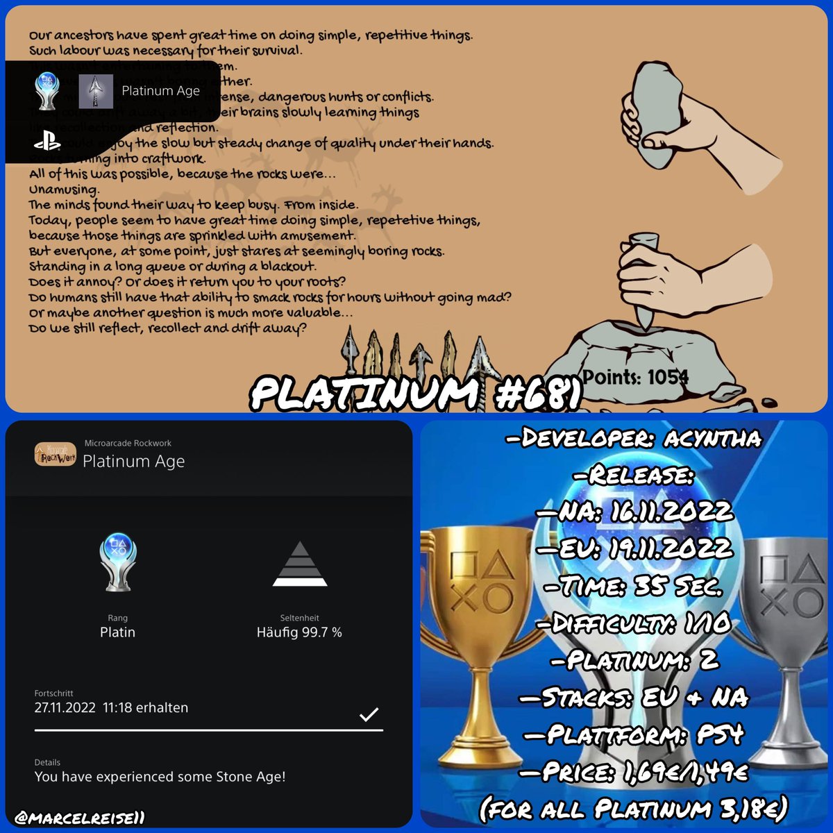 marcelreise11's tweet photo. Since this month is #MicroarcadeRockwork from @AcynthaArts available. Hold down the X button for about 40 seconds to get the #platinum.

https://t.co/QplldoAMrM

@SilentGhost86 @OverhypedG @consolenman @PSN_Robert2567 #PS4 https://t.co/oTjCzOHkP1